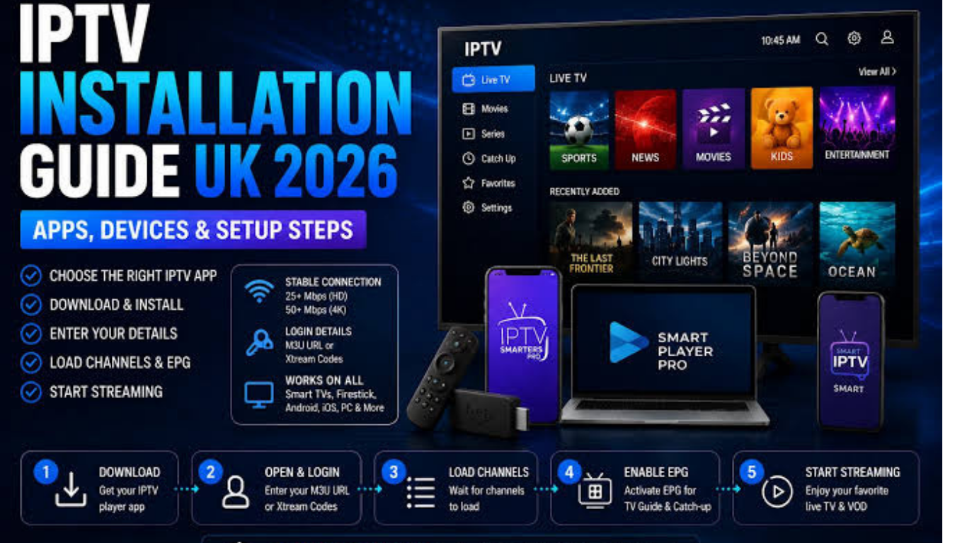 IPTV Installation UK Complete Step-by-Step Guide for Every Device